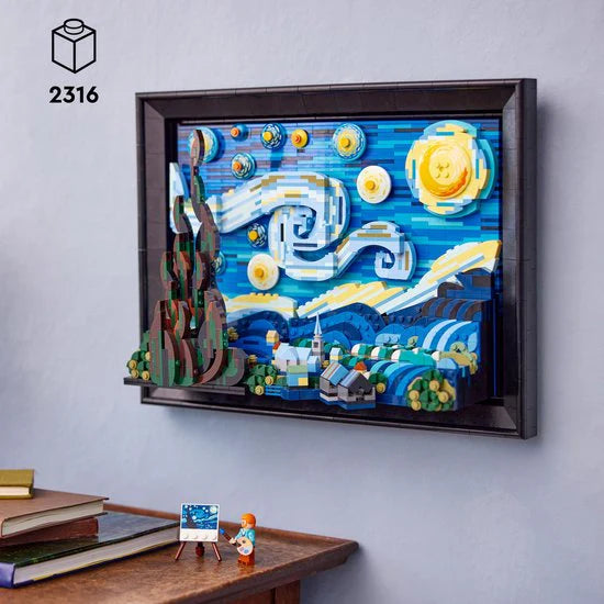 Ideas Vincent van Gogh - De sterrennacht Decoratie Set voor Volwassenen - 21333