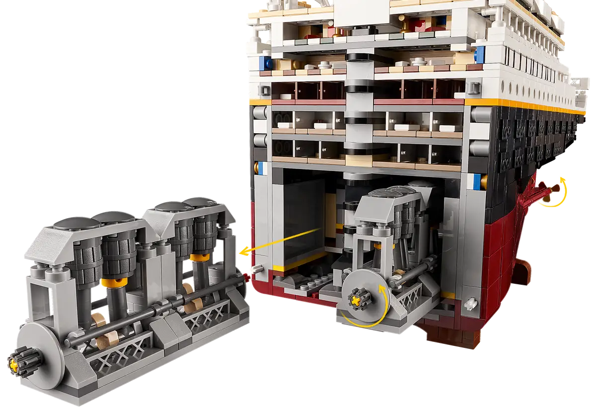 Icons Titanic (10294) | 1:200 Scale Model Ship | 9,090 Pieces