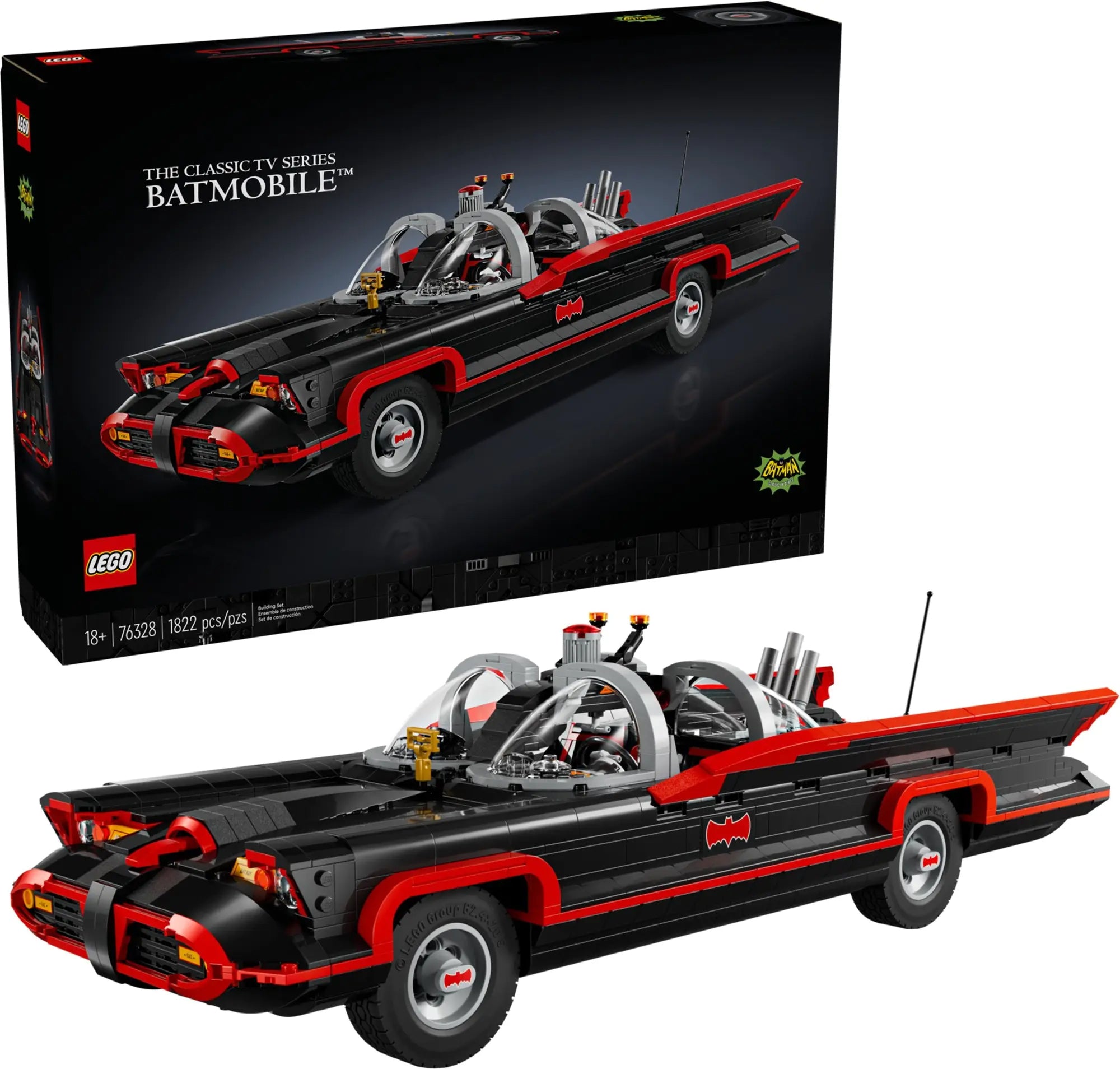 Batman: The Classic TV Series Batmobile 76328