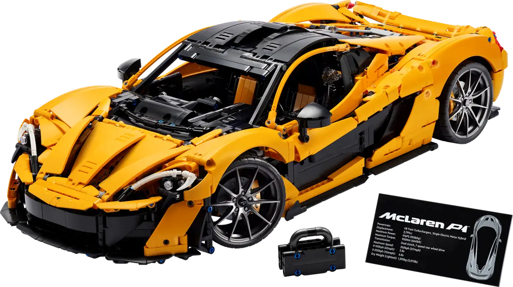 Technic 42172 Mclaren P1 3893 Pieces Building Kit Construction Set Car Toys Kids Adult Gifts Birthday Hobby Christmas