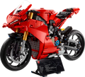 Technic Ducati Panigale V4S 42202 Motorcycle Toy 1604 Pieces Building Kit Construction Set Kids Adults Gifts Birthday Hobby Christmas