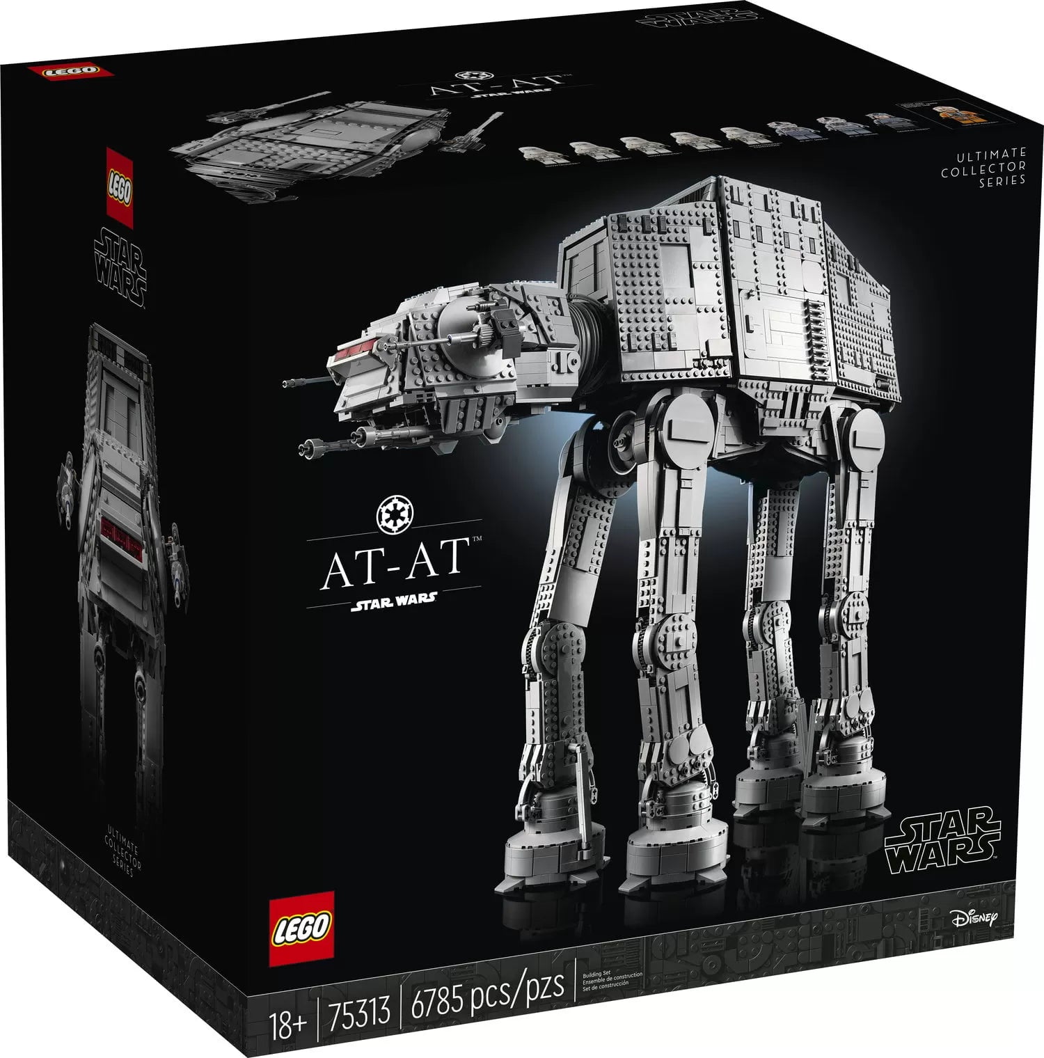 - Star Wars AT-AT 75313 Ultimate Collector Series Building Kit (6,785 Pieces)