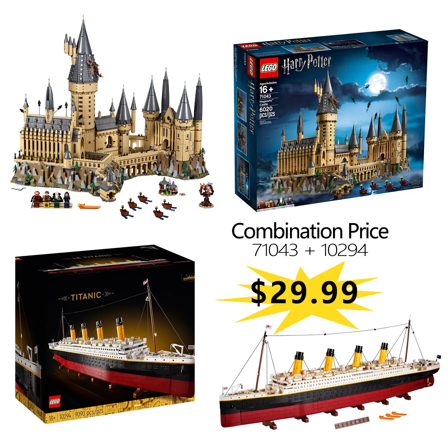 71043 HARRY POTTER HOGWARTS CASTLE