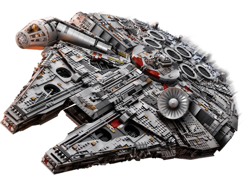 Star Wars Millennium Falcon 75192 Building Kit 7541 Pieces - Kids Adults Gifts Birthday Hobby Ornament Collectors Christmas